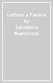 Lettere a Fannia