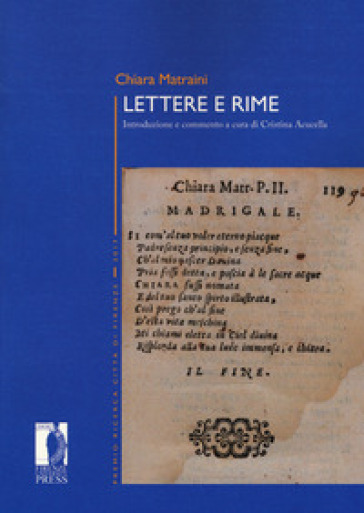 Lettere e rime - Chiara Matraini