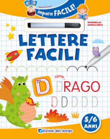 Lettere facili. Con pennarello - Roberta Fanti