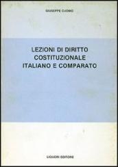 Lezioni di diritto costituzionale italiano e comparato