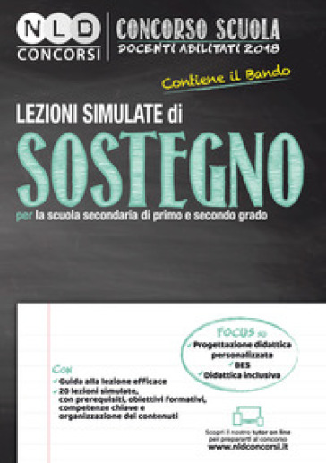 Lezioni simulate di sostegno per la scuola secondaria di primo e secondo grado