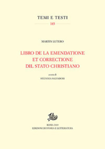 Libro de la emendatione et correctione dil Stato christiano - Martin Lutero | 