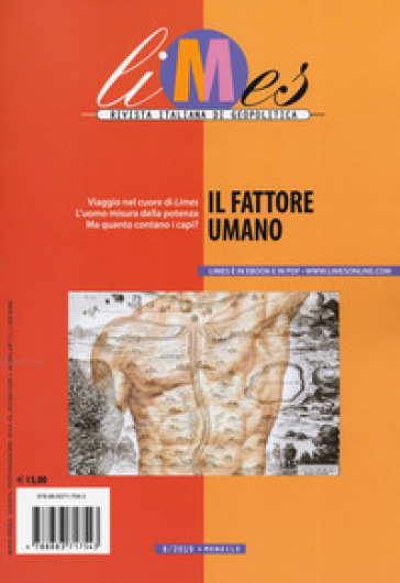 Limes. Rivista italiana di geopolitica (2019). 8: Il fattore umano