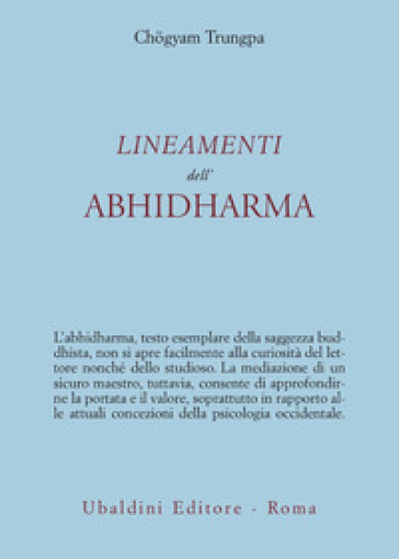 Lineamenti dell'Abhidharma - Chogyam Trungpa