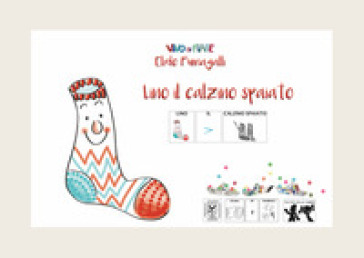 Lino il calzino spaiato. Testo in simboli. Schede per Kamishibai. Ediz. illustrata. Con audiolibro - Elide Fumagalli