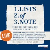 Lists of note live