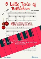 O Little Town of Bethlehem (in C) for solo instrument w/ piano