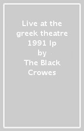 Live at the greek theatre 1991 lp