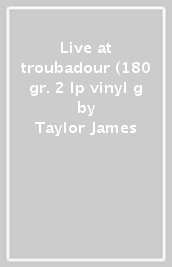 Live at troubadour (2lp 180 gr.colored)