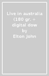 Live in australia (180 gr. + digital dow