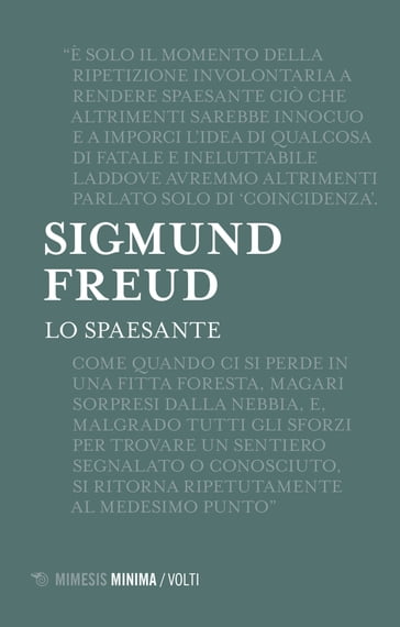 Lo spaesante - Freud Sigmund