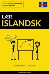 Lær Islandsk: Hurtig / Lett / Effektivt: 2000 Viktige Vokabularer