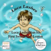 Luca Lashes has his First Swimming Lesson