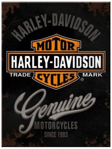 MAGNET HARLEY DAVIDSON GENUINE LOGO