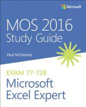 MOS 2016 Study Guide for Microsoft Excel Expert