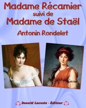 Madame Récamier suivi d une étude sur Madame de Staël