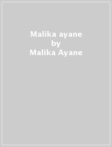 Malika ayane - Malika Ayane