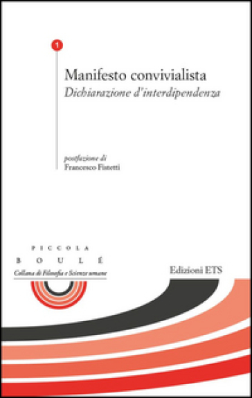 Manifesto convivialista. Dichiarazione d'interdipendenza