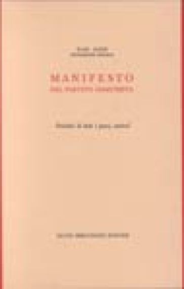 Manifesto del partito comunista