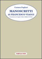Manoscritti di Francesco Viaggi