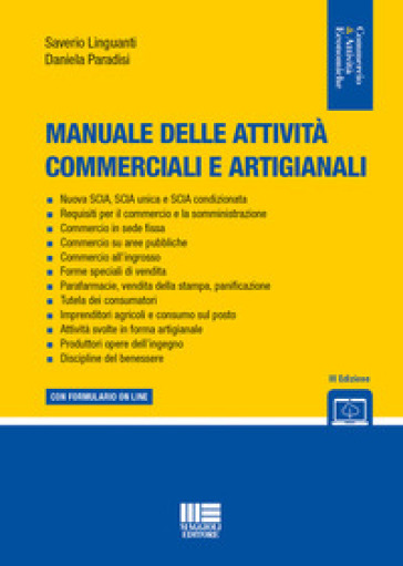 Manuale delle attività commerciali e artigianali - Saverio Linguanti - Daniela Paradisi