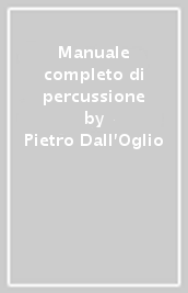 Manuale completo di percussione