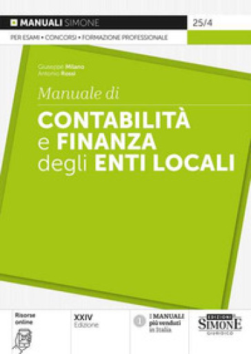 Manuale di contabilità e finanza degli enti locali - Giuseppe Milano - Antonio Rossi