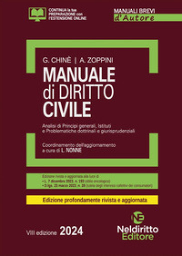 Manuale di diritto civile - Giuseppe Chiné - Andrea Zoppini