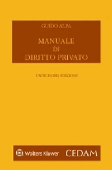 Manuale di diritto privato - Guido Alpa