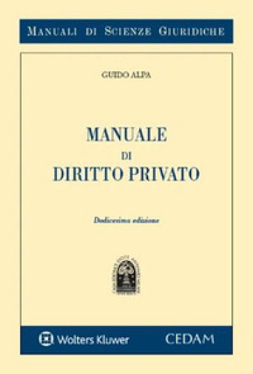 Manuale di diritto privato - Guido Alpa