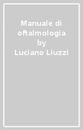 Manuale di oftalmologia