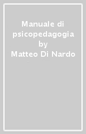 Manuale di psicopedagogia