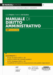 Manuale di diritto amministrativo