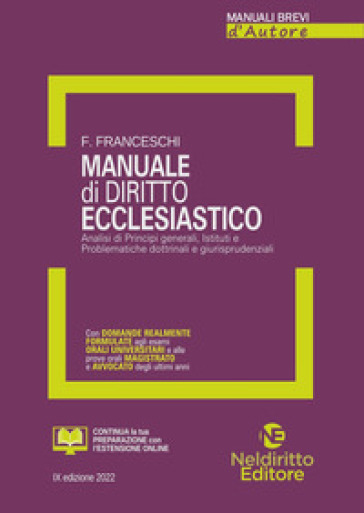 Manuale di diritto ecclesiastico - Fabio Franceschi