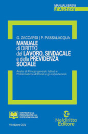 Manuale di diritto del lavoro, sindacale e della previdenza sociale