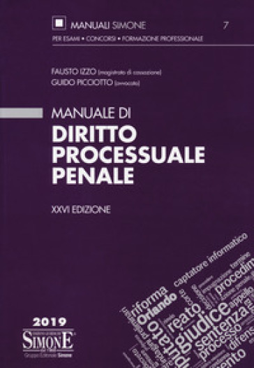 Manuale di diritto processuale penale - Fausto Izzo - Guido Picciotto