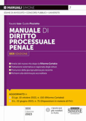 Manuale di diritto processuale penale. Analisi del nuovo rito dopo la Riforma Cartabia