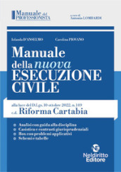 Manuale della nuova esecuzione civile, alla luce della c.d. Riforma Cartabia