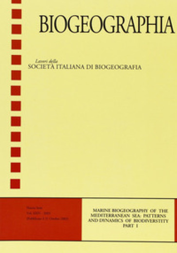 Marine biogeography of the Mediterranean sea: patterns and dynamics of biodiversity. 1.