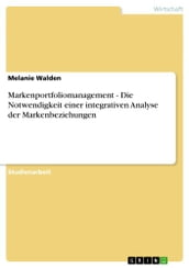 Markenportfoliomanagement - Die Notwendigkeit einer integrativen Analyse der Markenbeziehungen