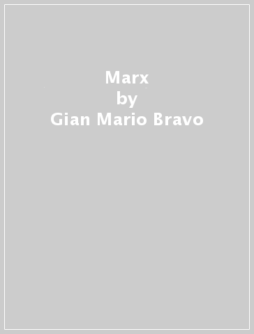 Marx - Gian Mario Bravo