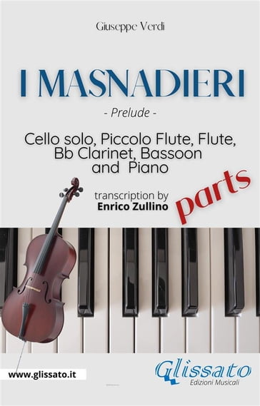 I Masnadieri (Prelude) - Cello, Woodwinds & Piano (parts) - Enrico Zullino - Giuseppe Verdi