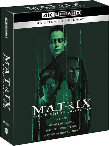 Matrix 4 Film Collection (4 x 4K Ultra Hd+4 Blu-Ray) - Andy Wachowski - Lana Wachowski - Larry Wachowski