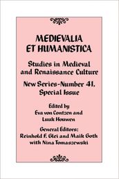 Medievalia et Humanistica, No. 41