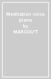 Meditation voice & piano