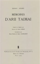Mémoires d Arii Taimai