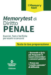 Memorytest di Diritto Penale