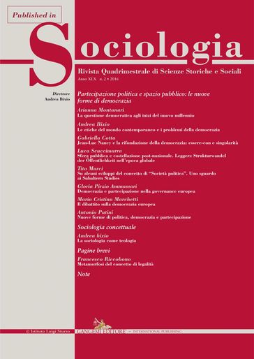 Metamorfosi del concetto di legalità - Francesco Riccobono