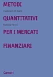 Metodi quantitativi per i mercati finanziari