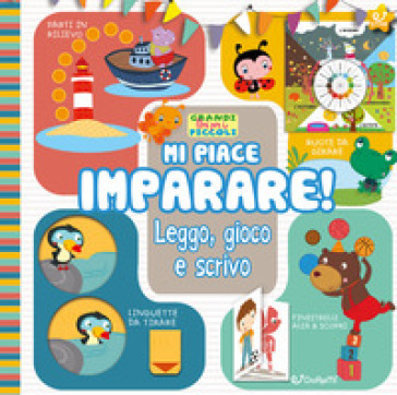 Mi piace imparare! Leggo, gioco e scrivo. Grandi libri per i piccoli. Ediz. a colori